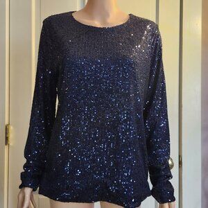 Talbots Sequined Blouse